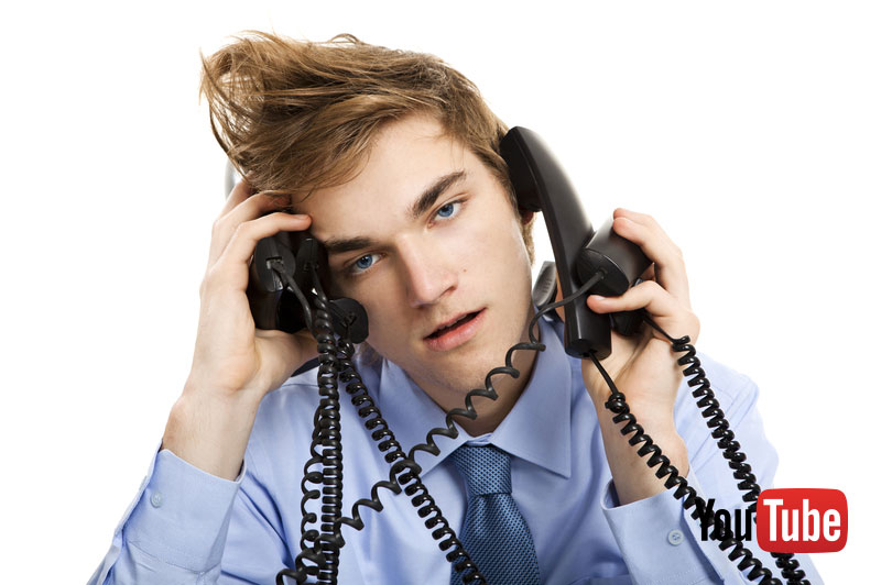 What happens if someone phones when everyone's on the phone? image